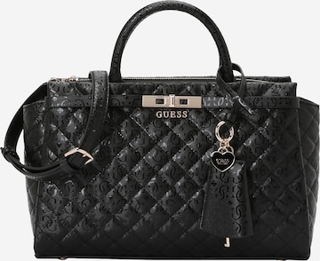 Poșete 'Idra Girlfriend Satchel' de la GUESS pe negru: față