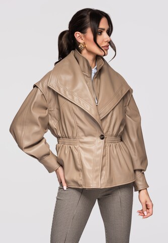 Veste mi-saison 'OW-JAFL-0121' Ombre en marron