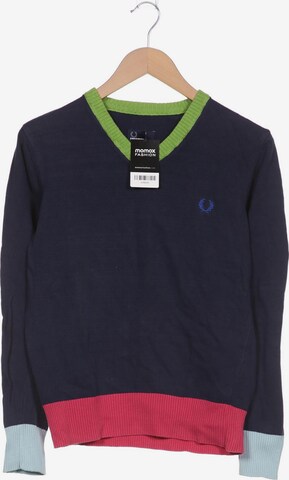 Fred Perry Sweater & Cardigan in S in Blue: front
