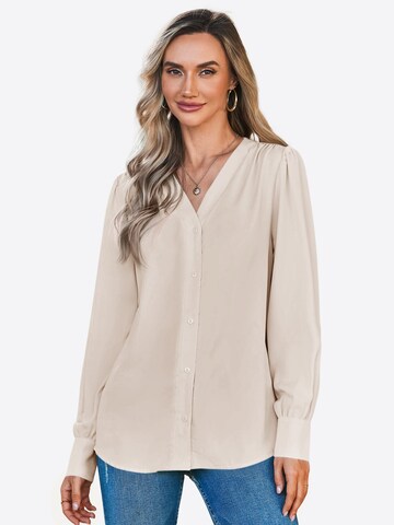 Bluză de la Imily Bela pe bej: față