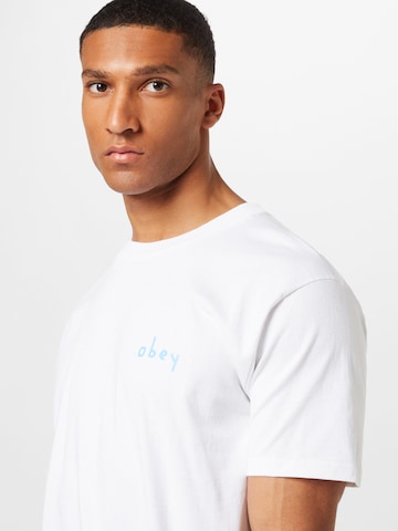 Obey Shirt in Wit