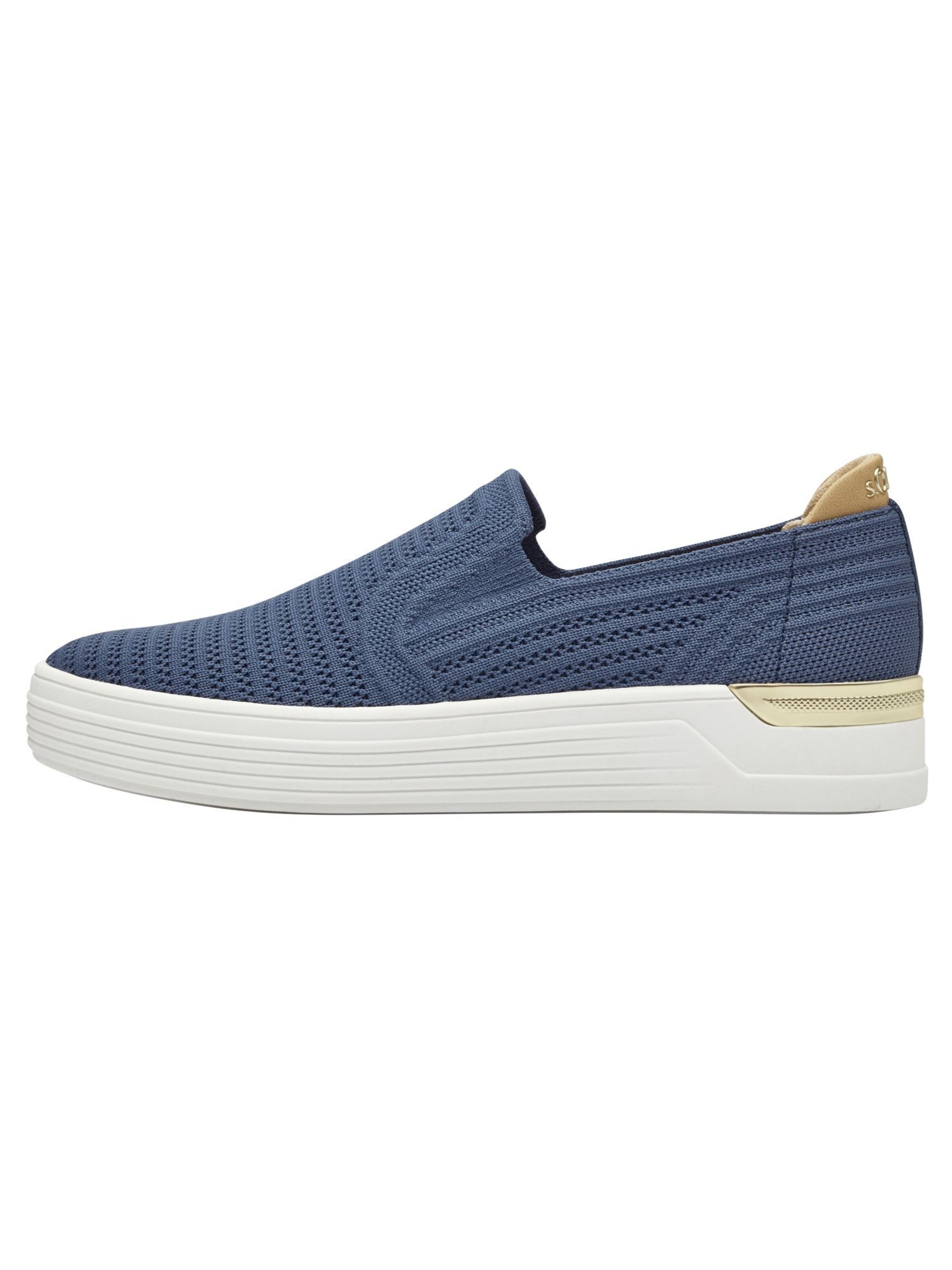 s.Oliver Slip On in Blau