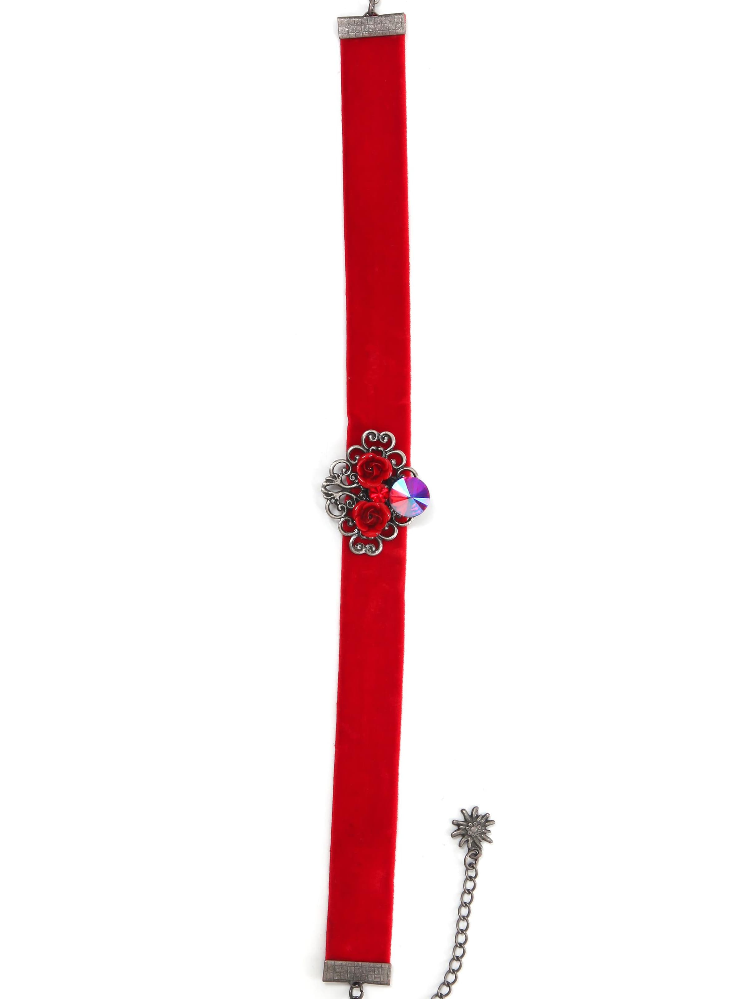 Allgäu Rebell Necklace 'Julia' in Red: front