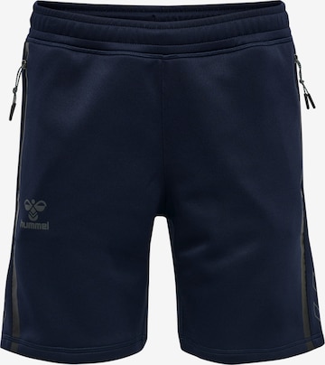 Hummel Workout Pants 'Cima' in Blue: front