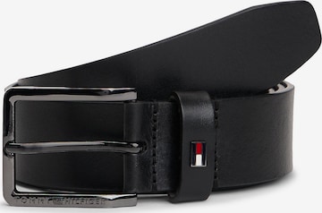 TOMMY HILFIGER Belt 'Oliver' in Black: front