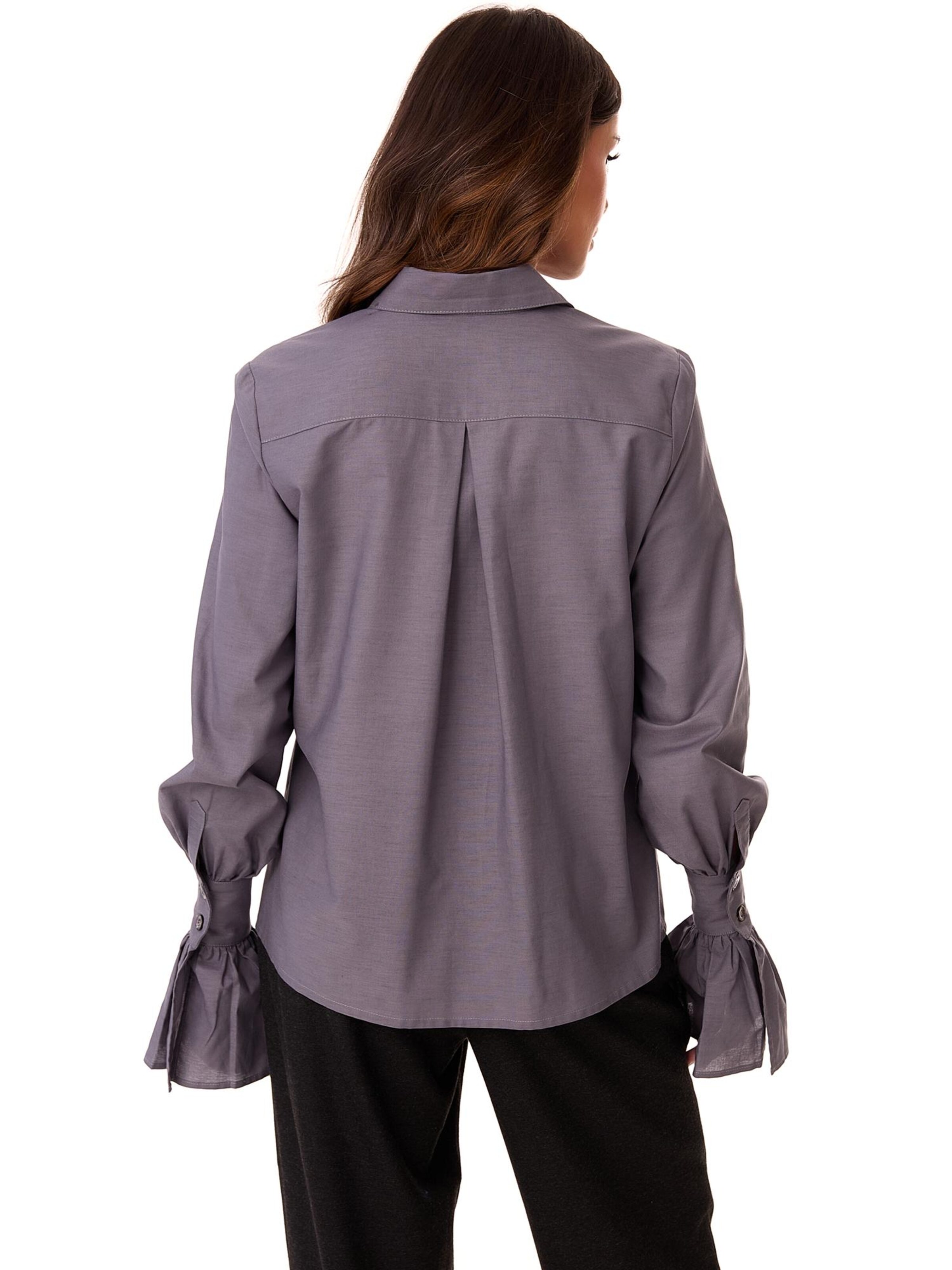 mandragora Shirt 'Carmen' in Grijs