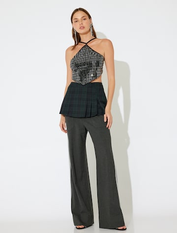 Koton Wide Leg Hose in Grau
