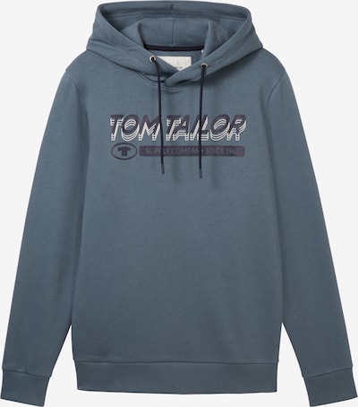 TOM TAILOR Sweat-shirt en marine / bleu fumé / blanc, Vue avec produit