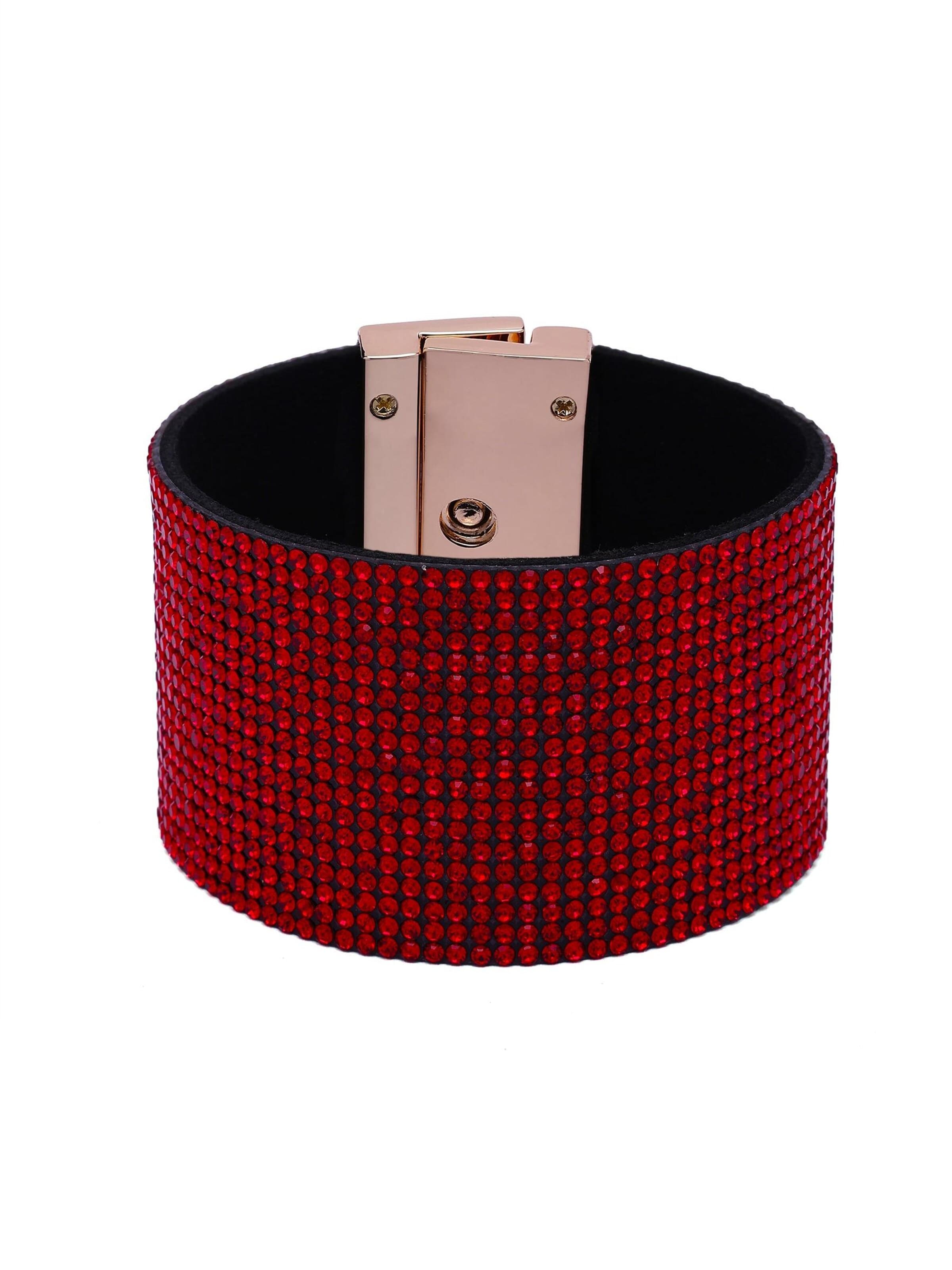 Braccialetto 'Diva' di AVANT-GARDE PARIS in rosso