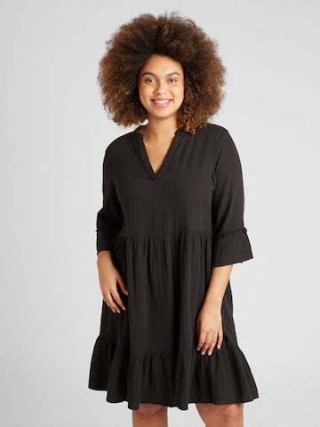 ONLY Carmakoma Dress 'Thyra' in Black: front