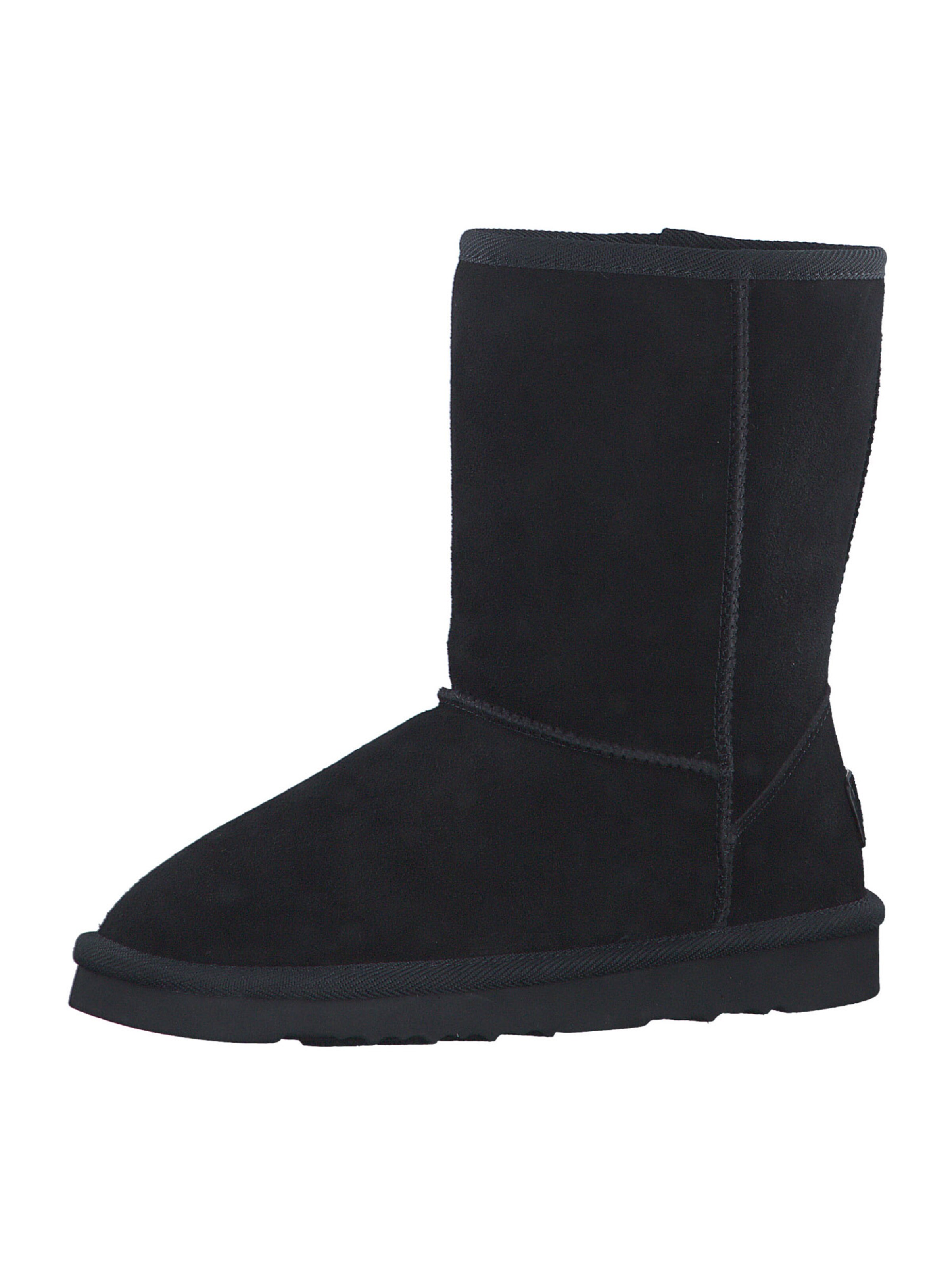 s.Oliver Snowboots in Schwarz: Vorderseite