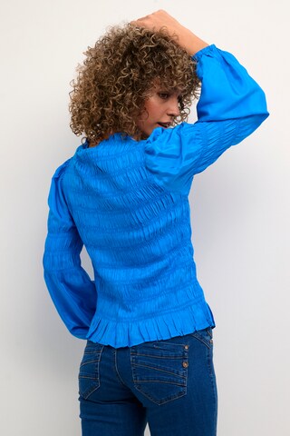 Cream Blouse 'Henva ' in Blue