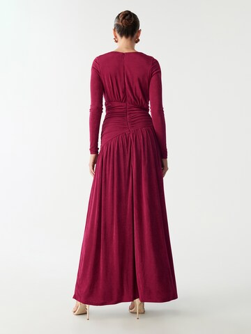 BWLDR Рокля 'Cora' в червено: отзад