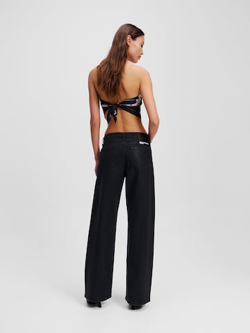 KARL LAGERFELD JEANS Loosefit Τζιν σε μαύρο