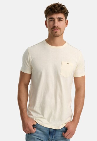 T-Shirt 'Bjorn' INDICODE JEANS en beige : devant