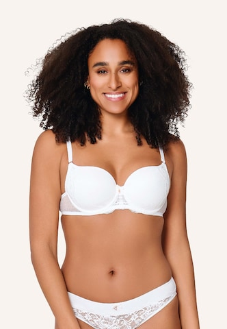 LingaDore T-shirt BH in Wit: voorkant