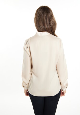 usha BLACK LABEL Blouse 'Nowles' in Beige