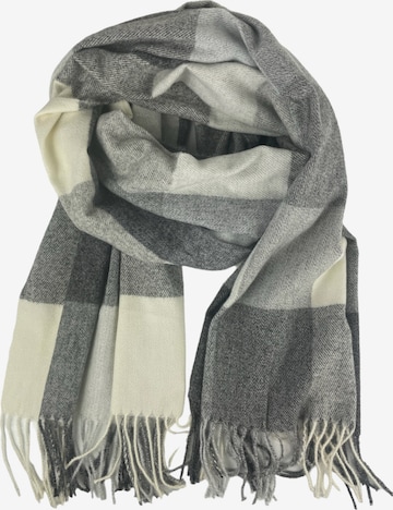 Kumixi Oversizeschal in Grau: Vorderseite