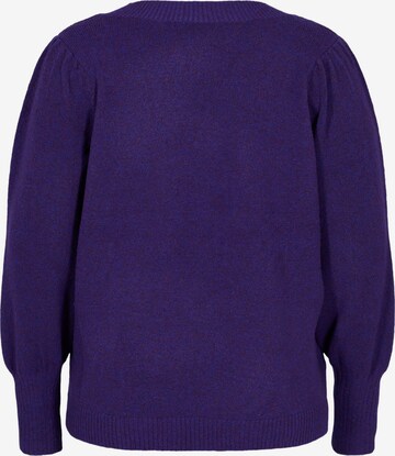 Pull-over 'GREENY' Zizzi en violet