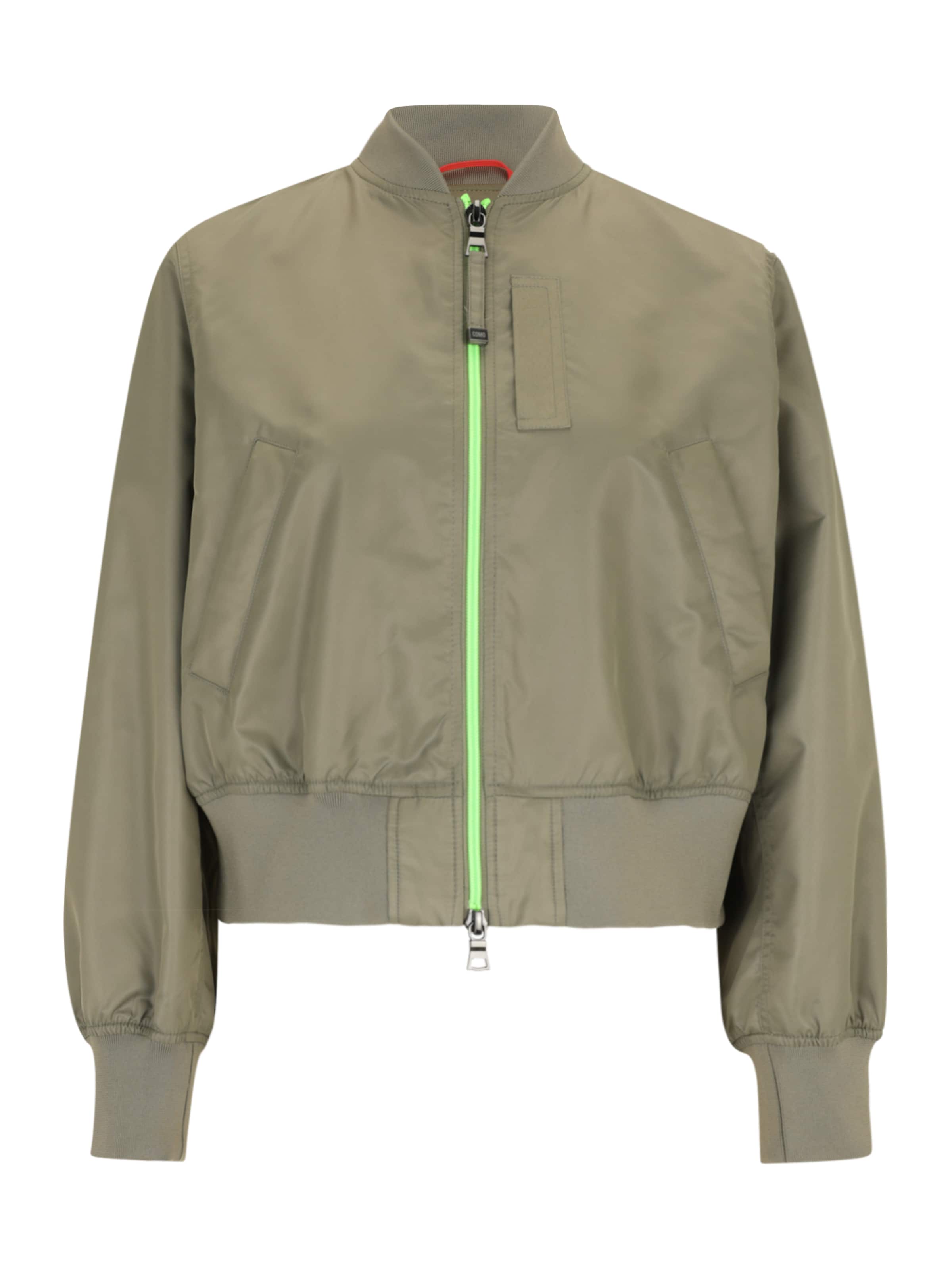 No. 1 Como Between-Season Jacket 'VIOLA' in Green: front
