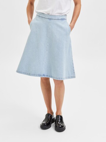 SELECTED FEMME Skirt 'Kati' in Blue: front