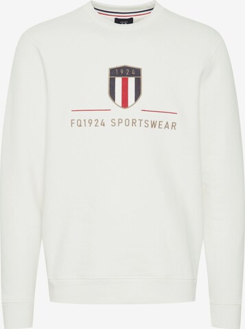 FQ1924 Sweatshirt 'William' in Wit: voorkant