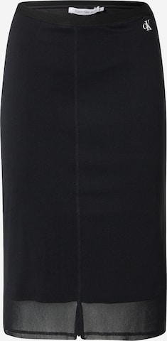 Calvin Klein Jeans Spódnica w kolorze czarny: przód