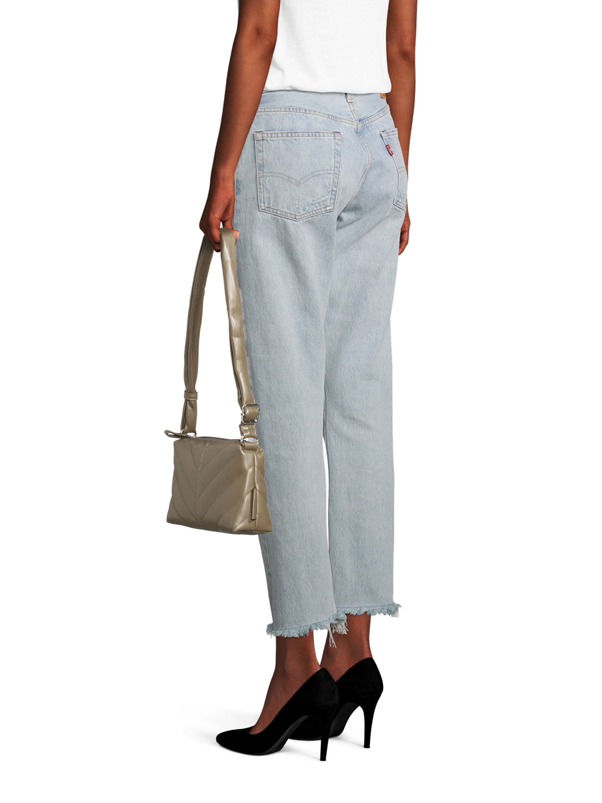 TOM TAILOR Crossbody Bag 'Cate' in Green