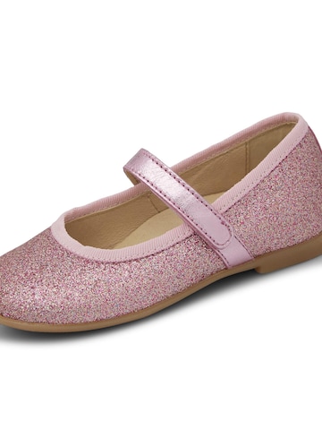 NATURINO Ballerina's 'ELANA' in Roze: voorkant