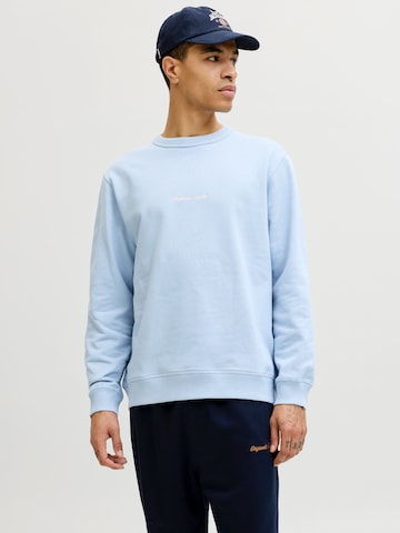 Sweat-shirt 'JORNorrebro' JACK & JONES en bleu : devant