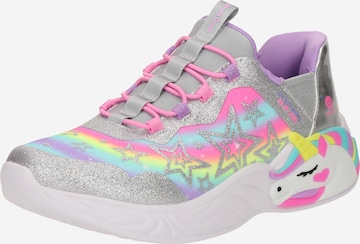 SKECHERS Superge 'UNICORN DREAMS - STARRY LITE' | srebrna barva: sprednja stran