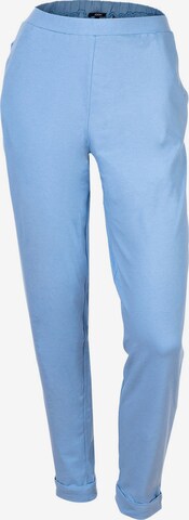 JOOP! Tapered Pyjamabroek in Blauw: voorkant