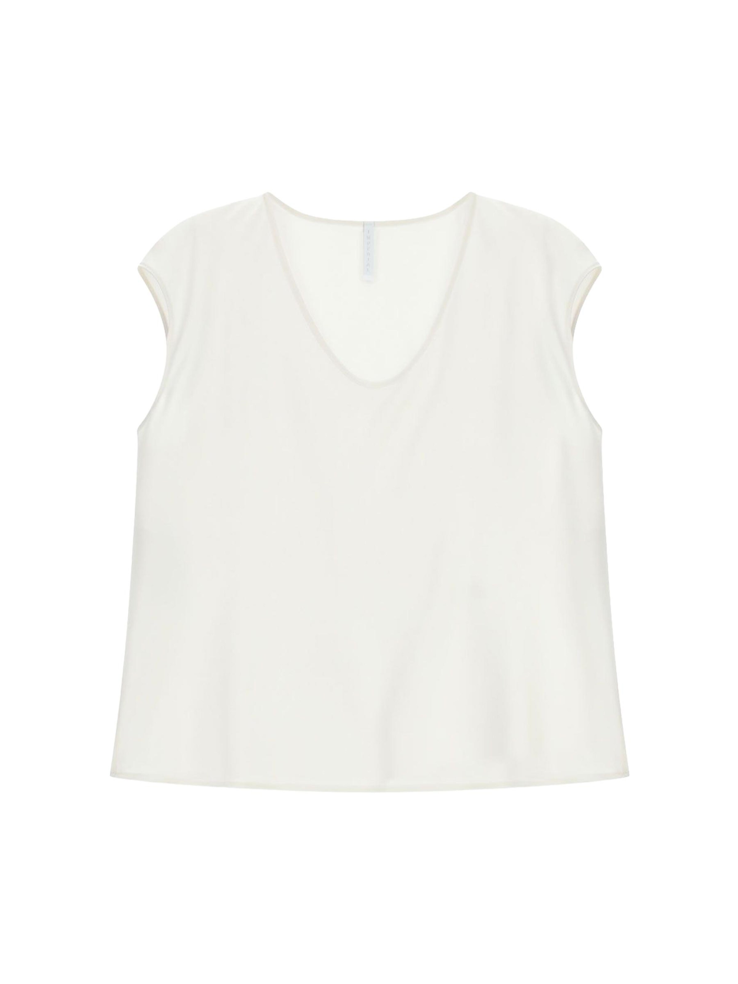 IMPERIAL Top 'IMPERIAL CANOTTA canotta' in White: front