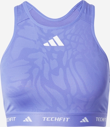 Soutien-gorge de sport ADIDAS PERFORMANCE en bleu : devant