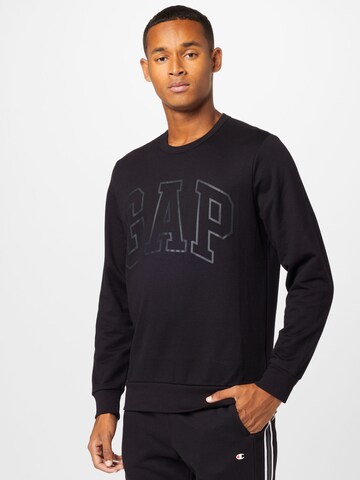 GAP Sweatshirt in Black: front