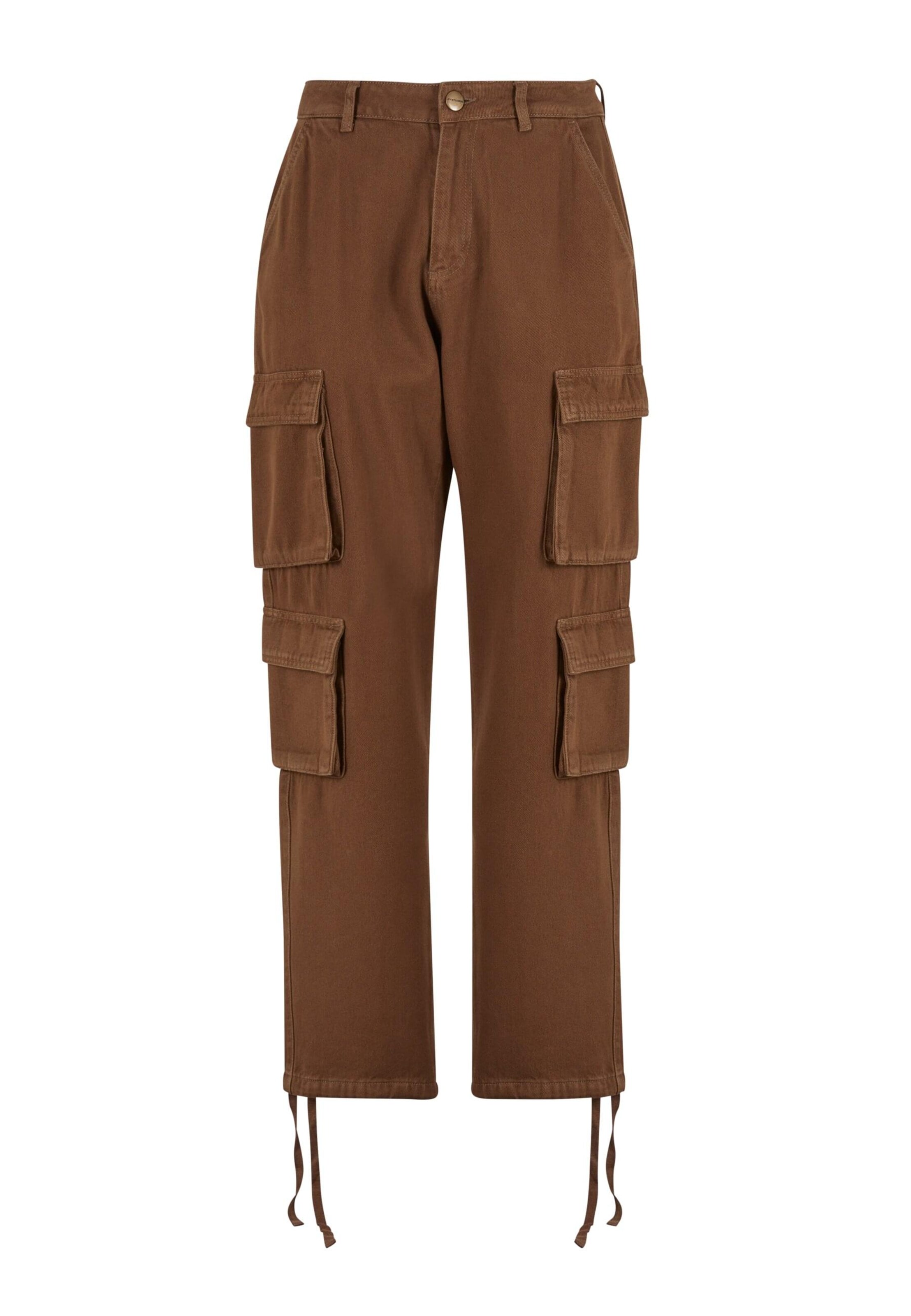 Pantaloni cargo 'Kiran' di 2Y Premium in marrone: frontale