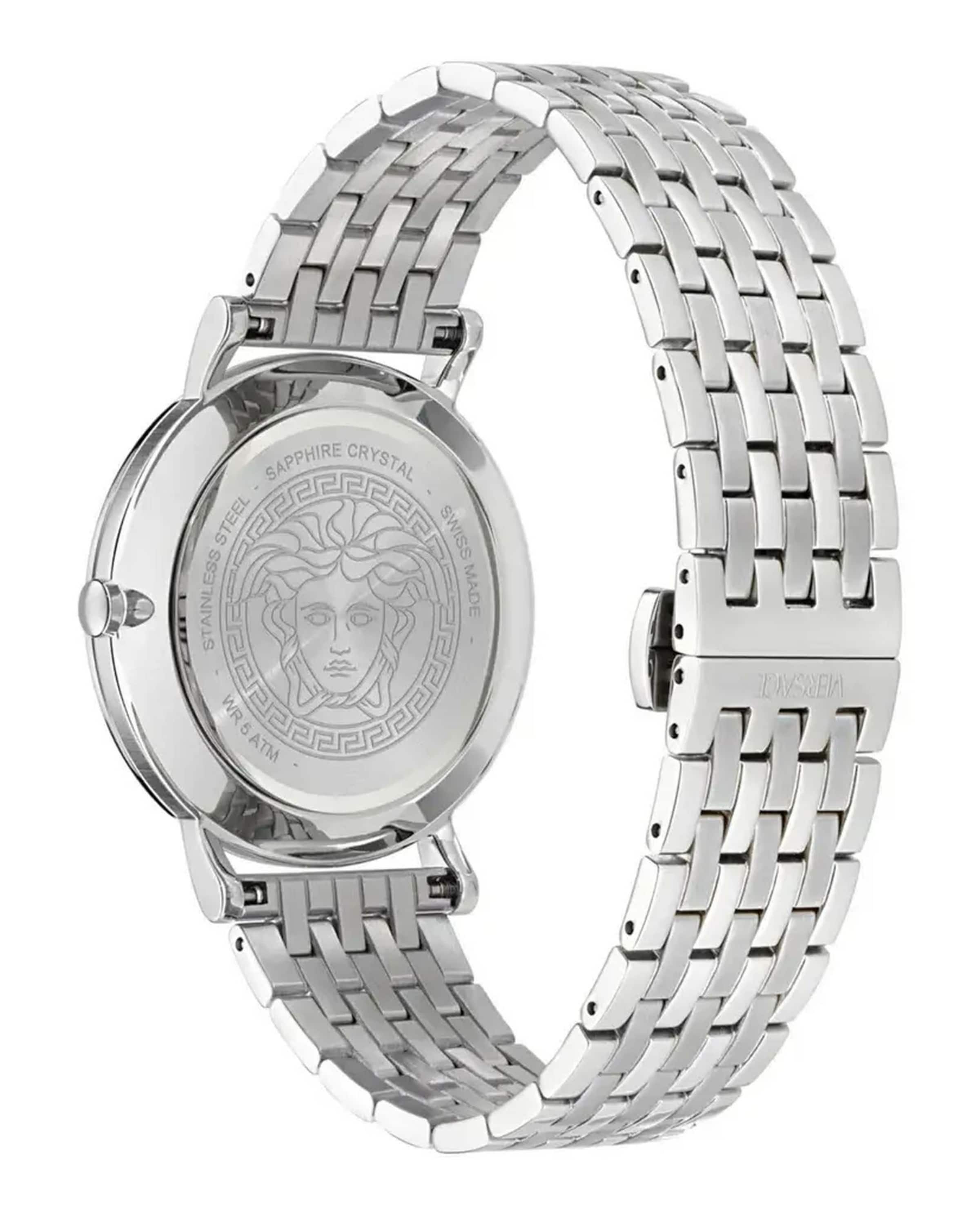 VERSACE Analog watch 'Greca' in Silver