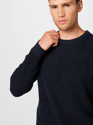 SELECTED HOMME Sweater 'Vince' in Blue