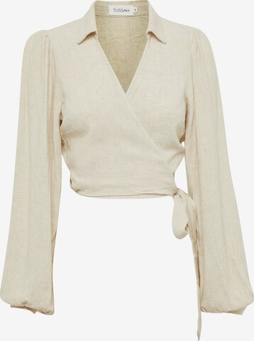 Tussah - Blusa 'Dinah' en beige: frente