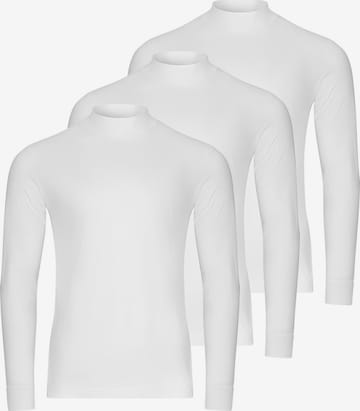 Ragman Shirt 'Basic' in Wit: voorkant