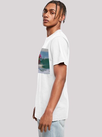 T-Shirt 'Batman TV Series Joker Surfing' F4NT4STIC en blanc