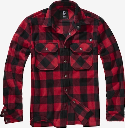Brandit Overhemd 'Jeff' in de kleur Rood / Zwart, Productweergave
