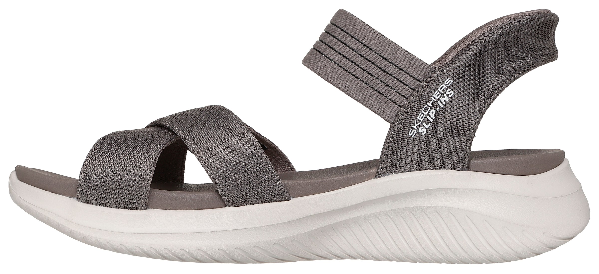 SKECHERS Sandale in Grau: Vorderseite