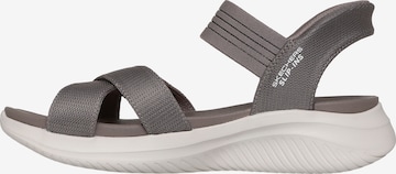 SKECHERS Sandals in Grey: front