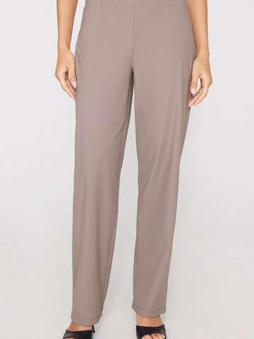 Tezenis Wide leg Pants in Brown: front