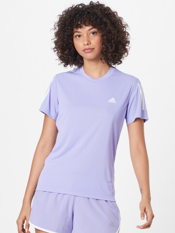 T-shirt fonctionnel 'Own The Run' ADIDAS SPORTSWEAR en violet : devant