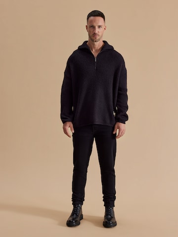 DAN FOX APPAREL Sweater 'Armin' in Black