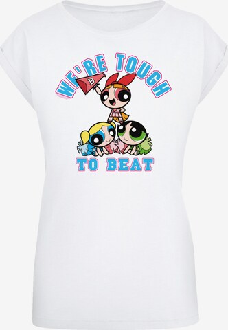 F4NT4STIC Shirt 'Powerpuff Girls Tough To Beat' in Wit: voorkant