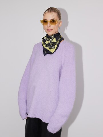 LeGer by Lena Gercke Oversized Sweater 'Sandra' in Purple