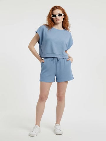 No Matter What Regular Broek in Blauw: voorkant